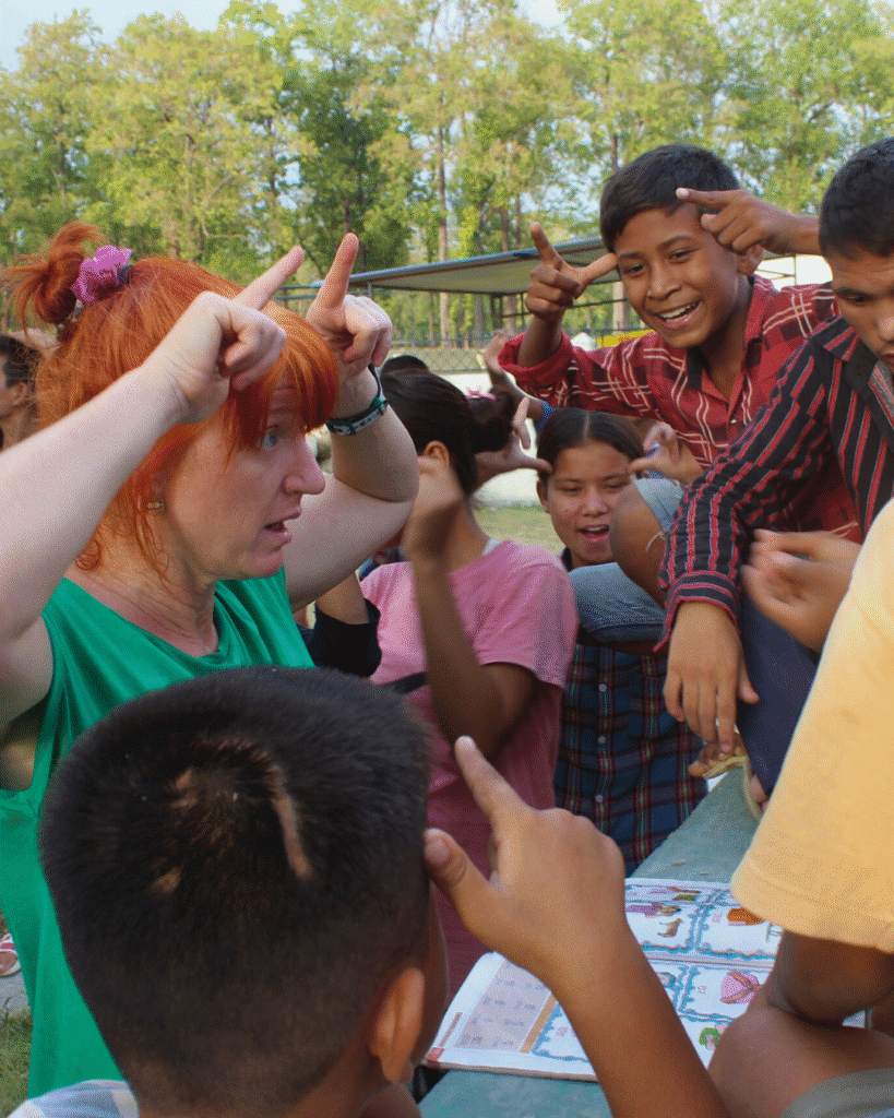 Bobbie teaching at RHERI